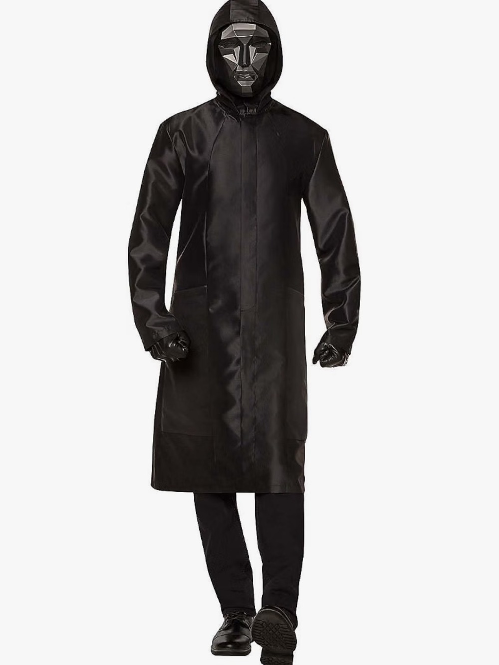 Netflix TV Show Squid Game Front Man Costume Black Costplay Halloween L